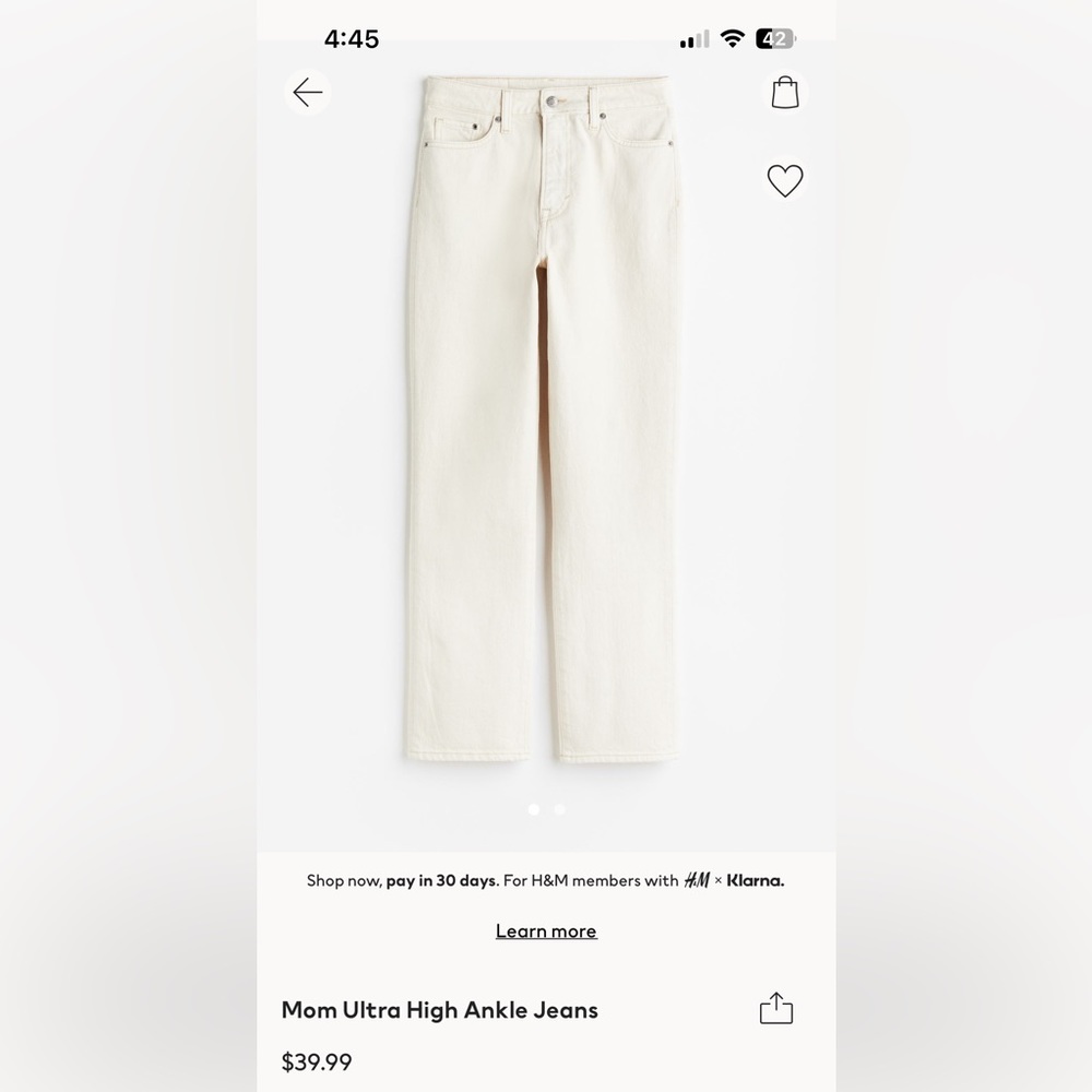 High waisted mom jeans